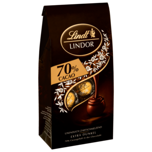 Lindt Lindor Schokokugeln Extra Dunkel 70% Cacao 137g